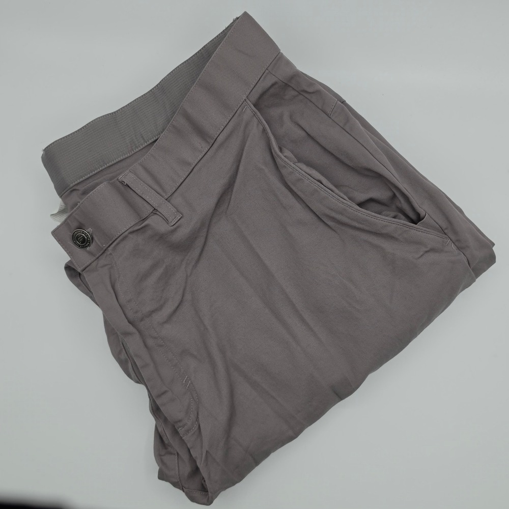 Fabletics Only Any-Wear Pants Mens 38x32 Gray Good Stretch Performance Chino